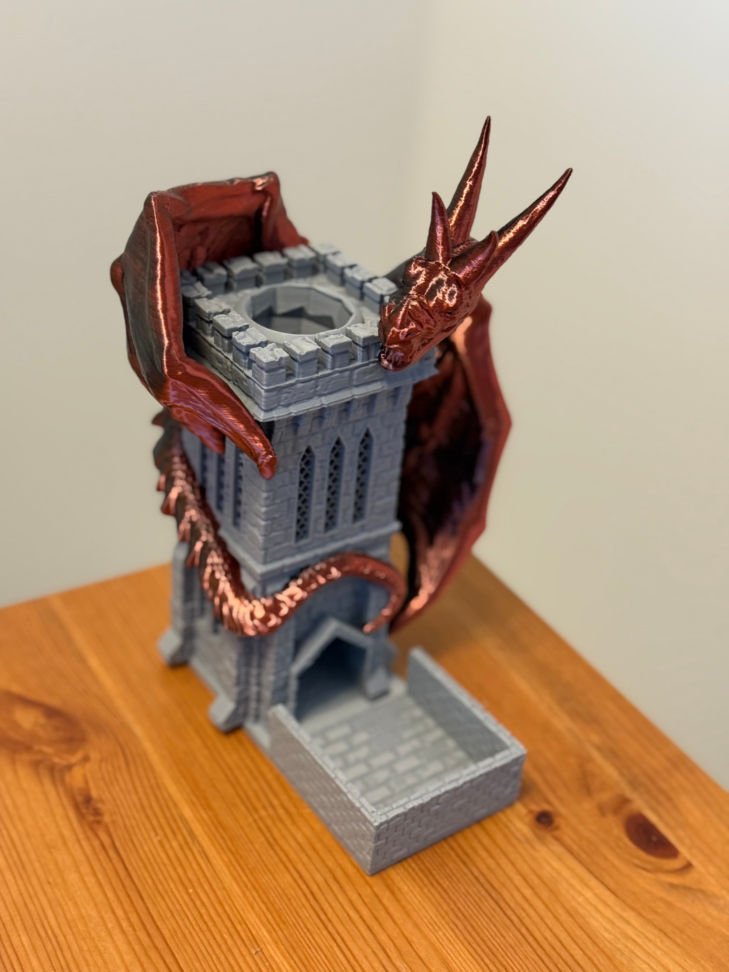 Wyvern Dice Tower detail view