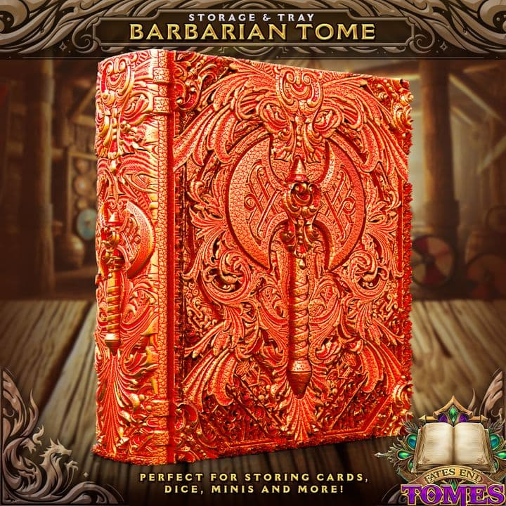 Barbarian Tome - Slide Open