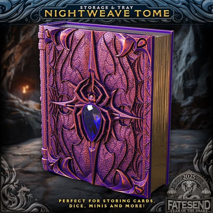 Nightweave Tome - Slide Open