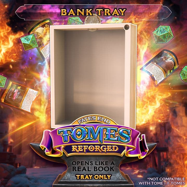 Bank Page Tray - Hinge Open