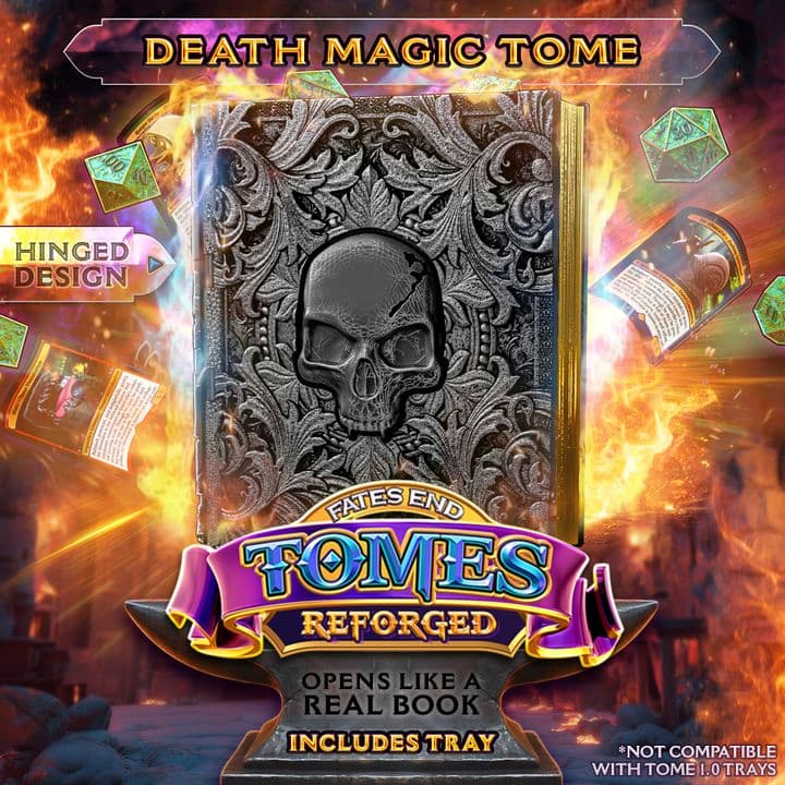 Death Magic Tome — 3D render