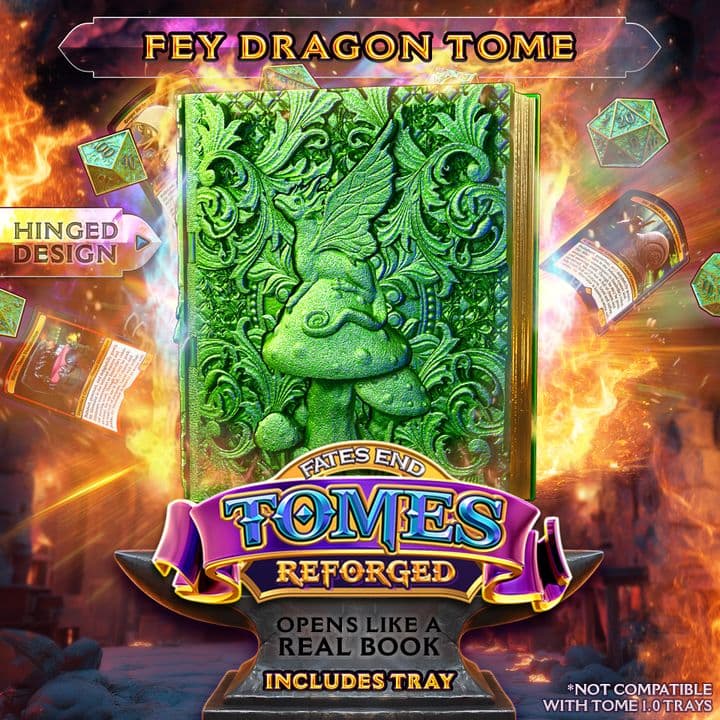 Fey Dragon - Hinge Open