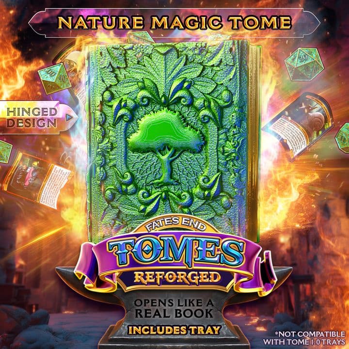 Nature Magic Tome — 3D render
